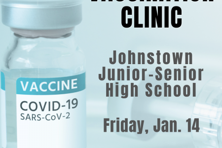GJSD hosts Pfizer vaccination clinic 9-11 a.m. on Friday, January 14