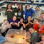 Fifth grade science students participate in an EGG-citing project!