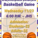 Johnstown Alumni Basketball Game Wednesday, November 23, at 6:00 pm