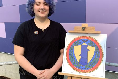 Alex Smith creates winning design for Seal of Civic Readiness pin