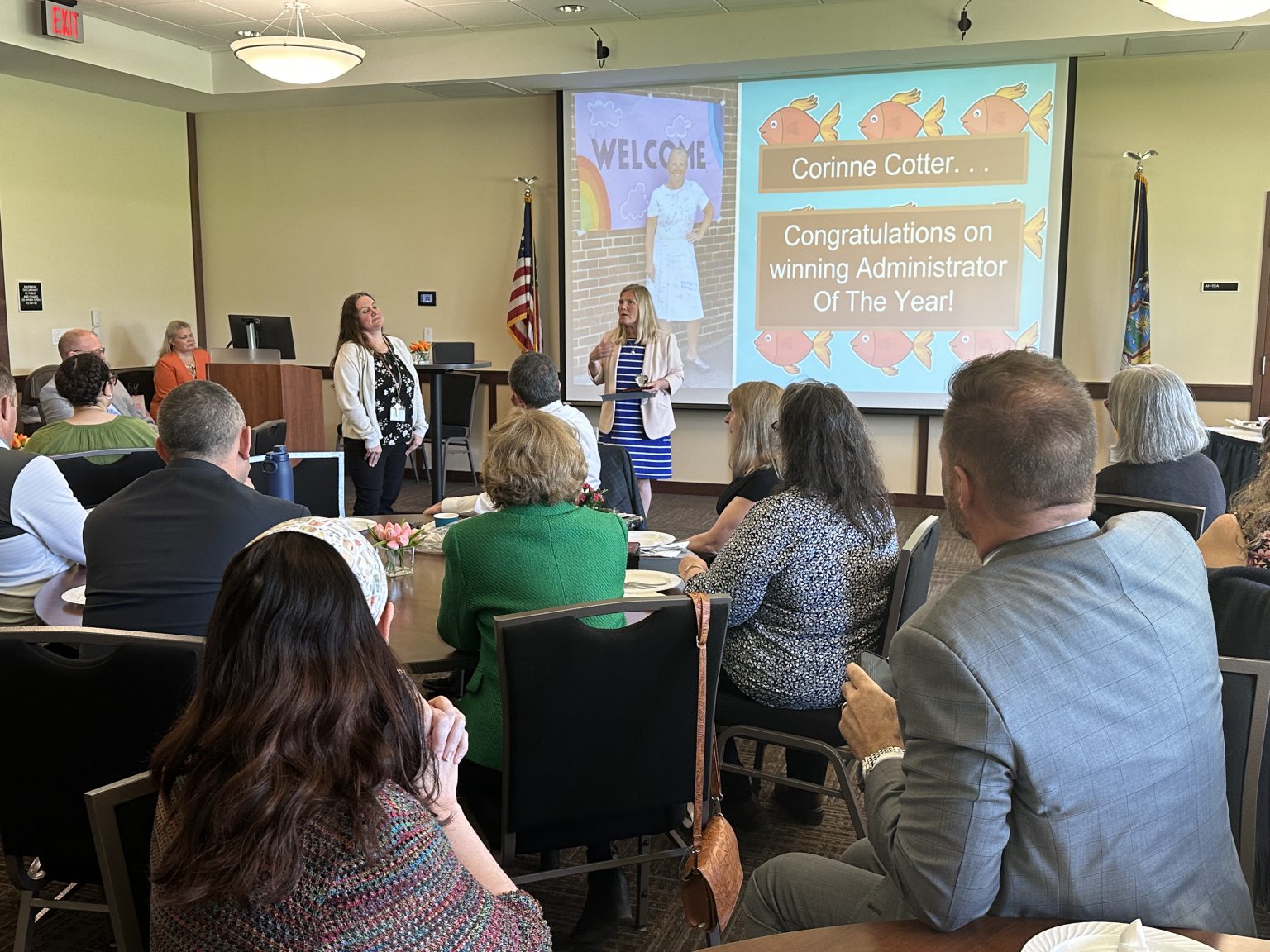 Cotter named Administrator of the Year from HFM School Library System